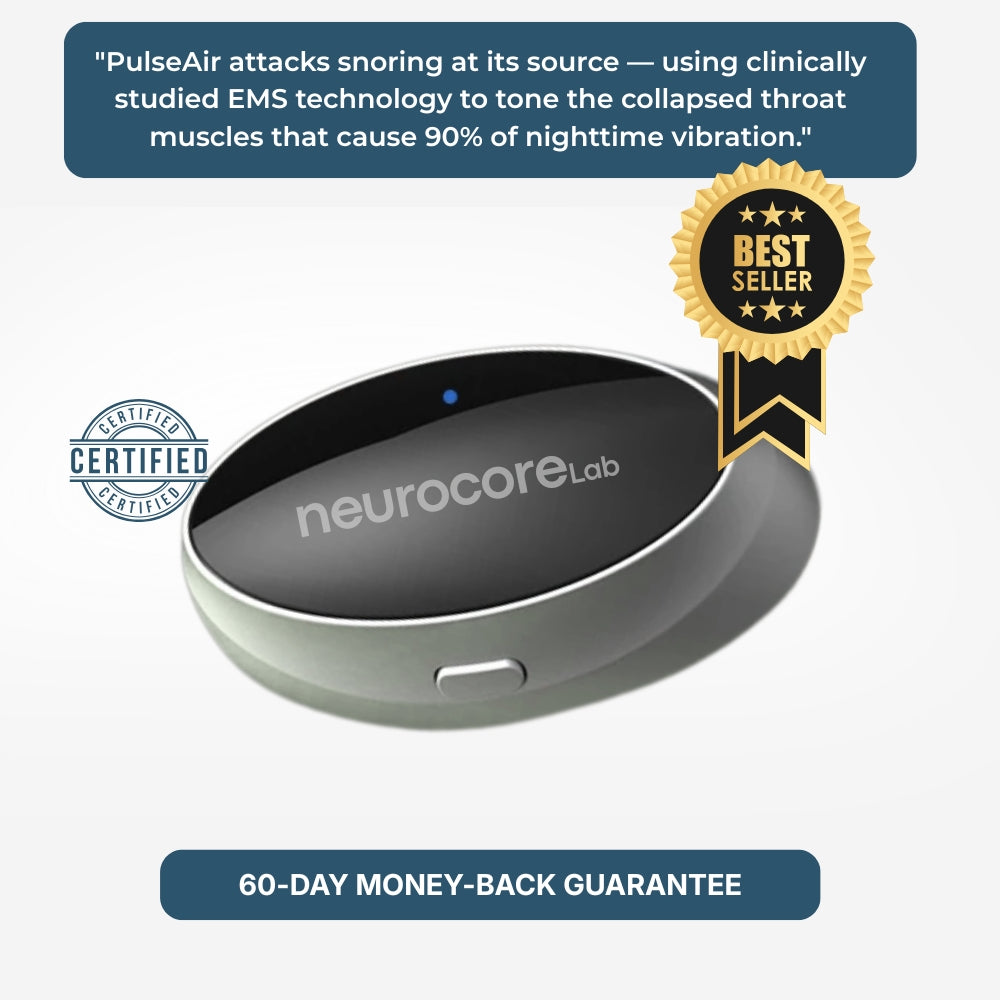 NeuroCore Pulseair | Smart Anti-Snoring Neurostimulation Device